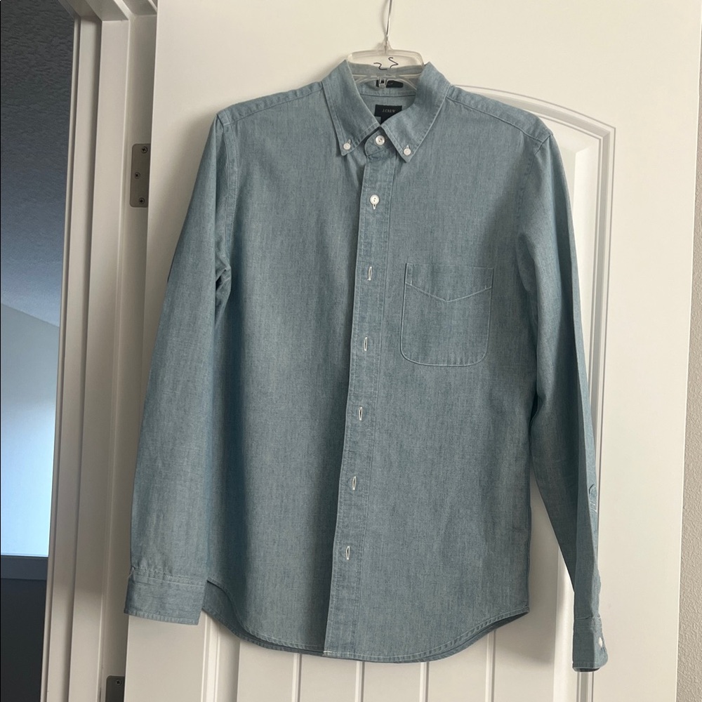 J. Crew Light Blue Casual Button-Down Shirt